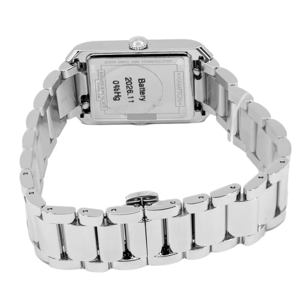 Baume&Mercier Ladies M0A10473 Hampton Rectangular Quartz - Image 5