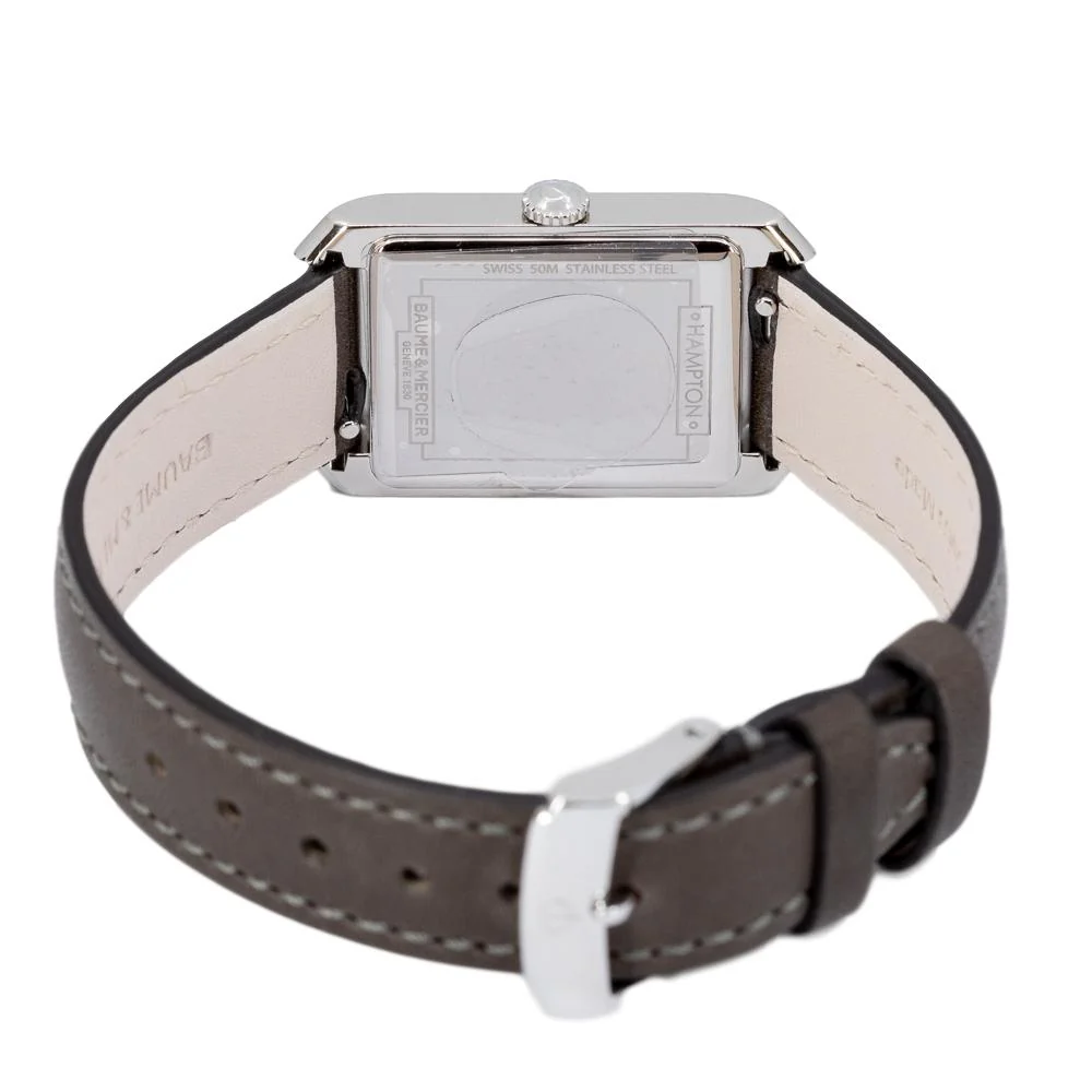 Baume&Mercier Ladies M0A10471 Hampton Rectangular Watch - Image 3