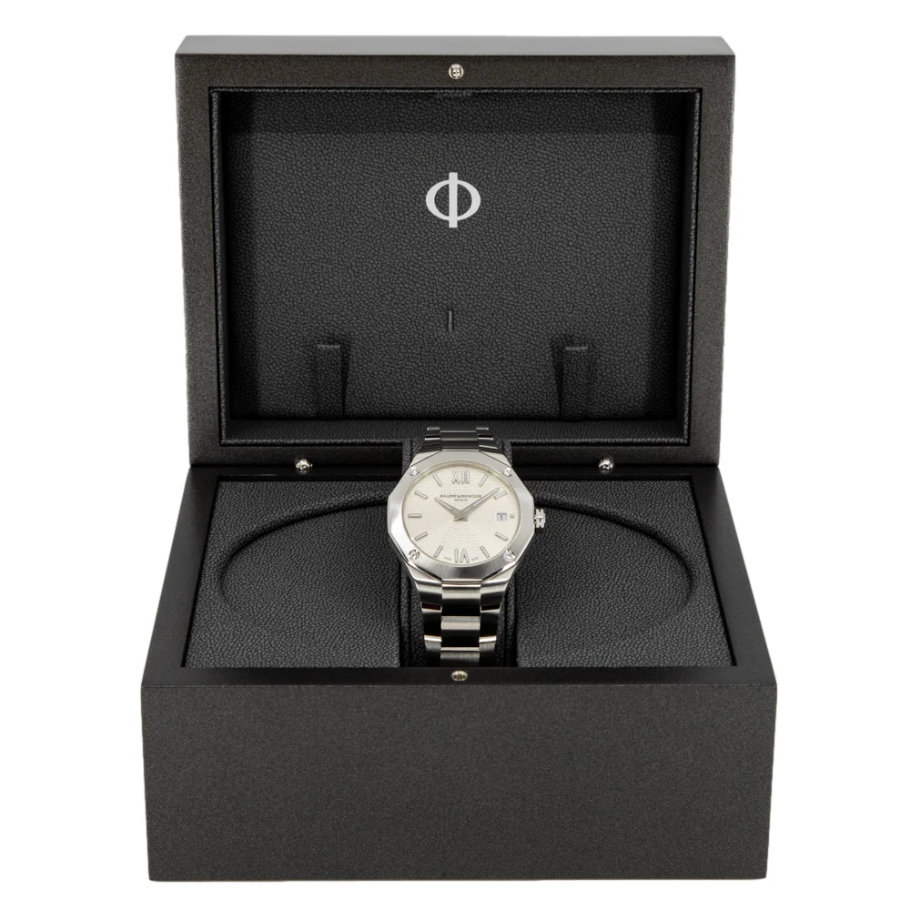 Baume & Mercier Ladies 10614 Riviera Silver Dial Quartz - Image 8