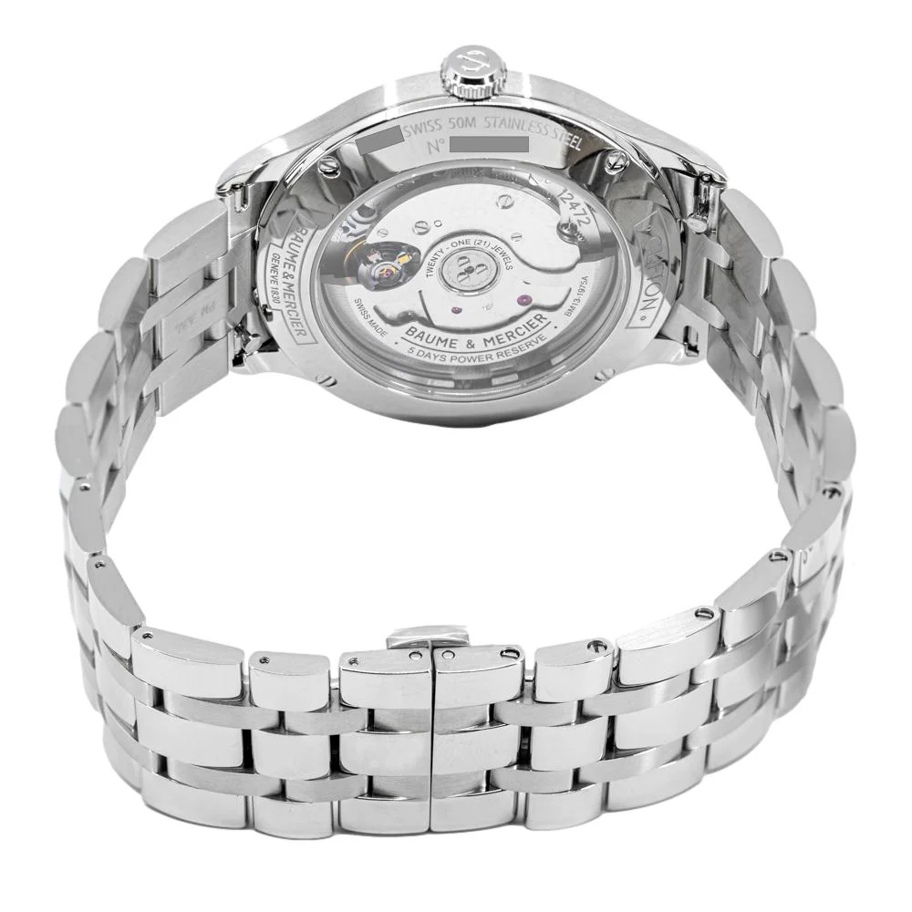 Baume&Mercier Men's M0A10468 Clifton COSC Date Watch - Image 4