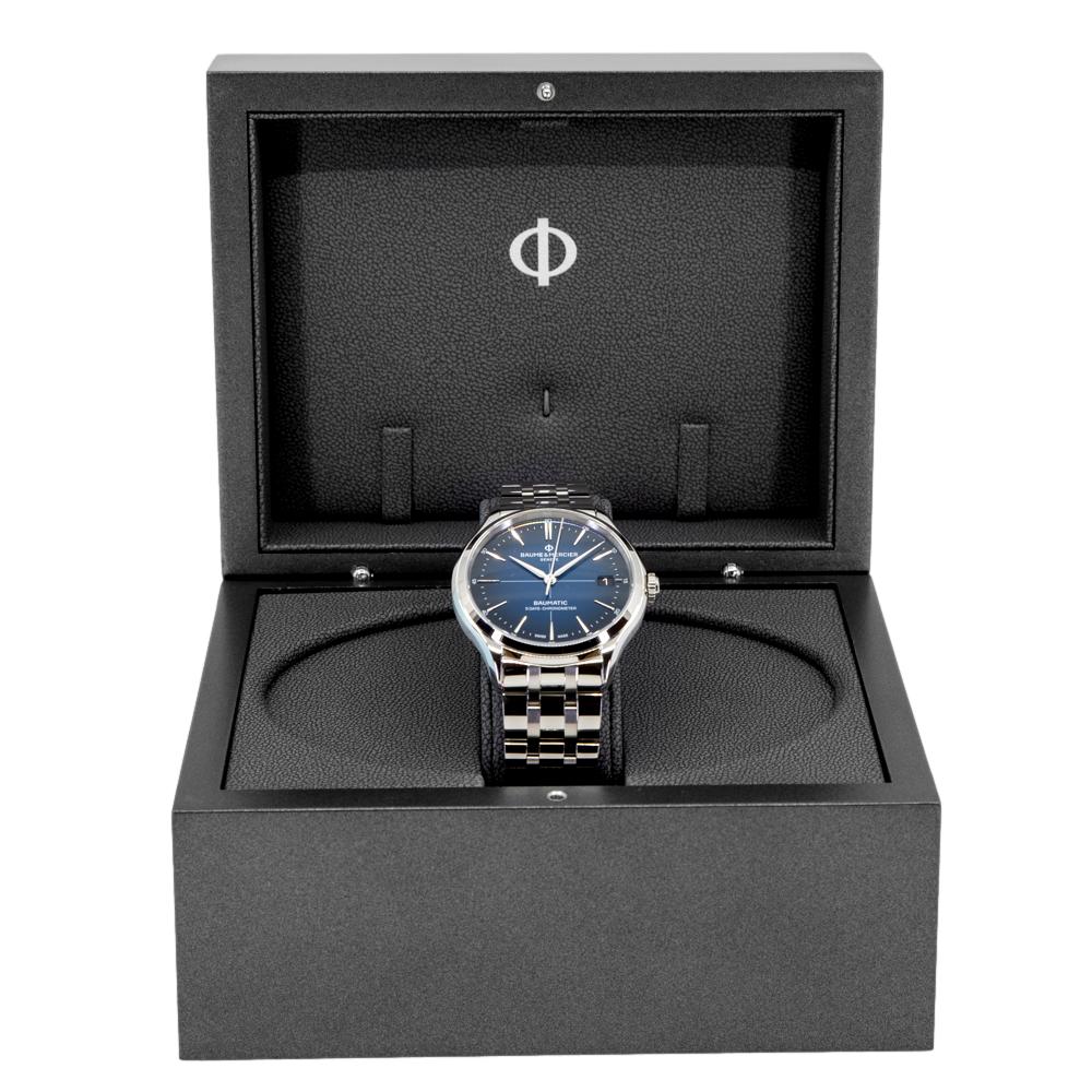Baume&Mercier Men's M0A10468 Clifton COSC Date Watch - Image 7
