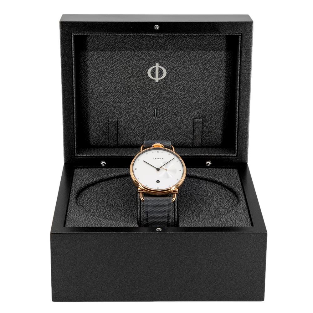 Baume & Mercier Men's M0A10600 Eco-Friendly Quartz Watch - Image 8