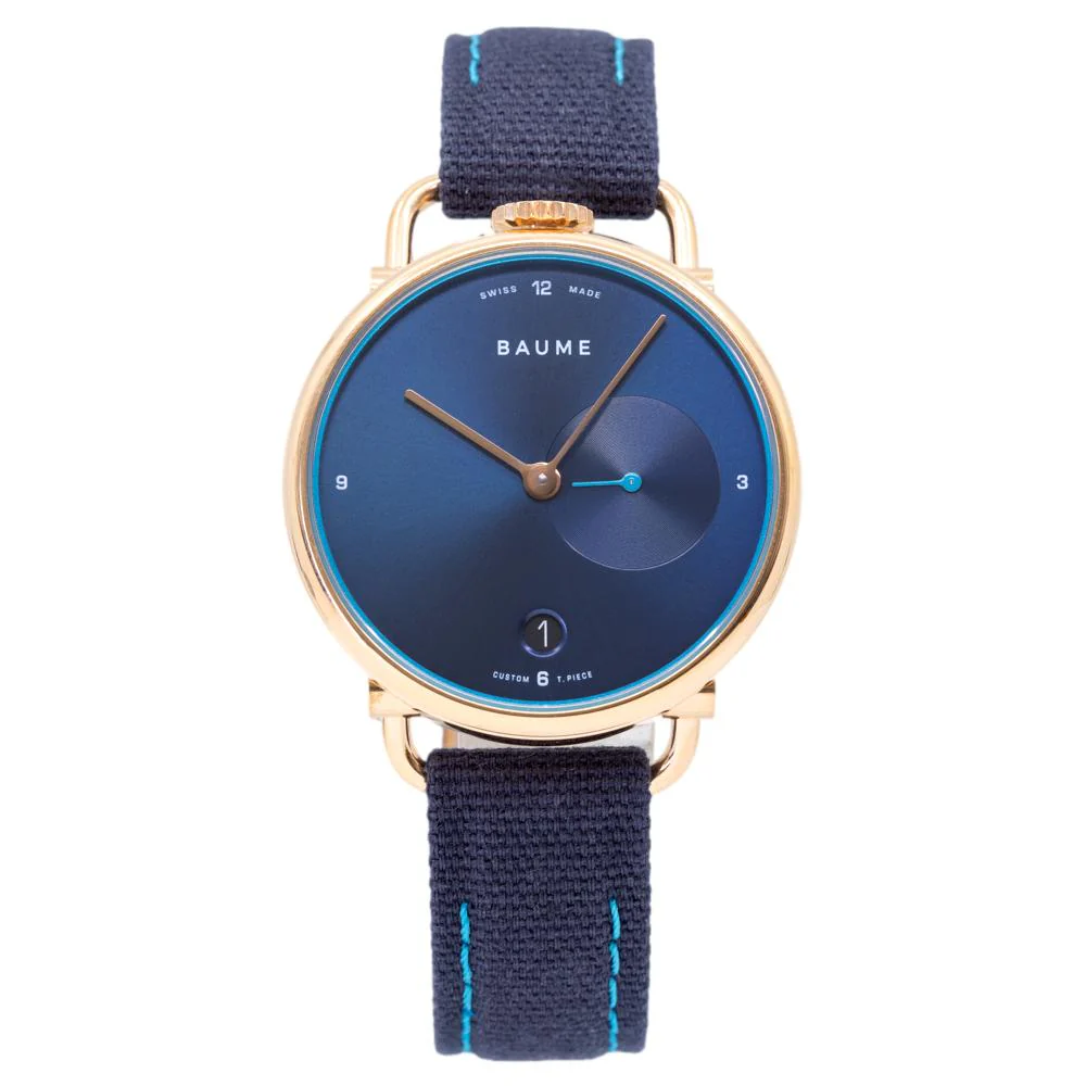 Baume&Mercier  Men's M0A10603 Baume Blue Watch - Image 2