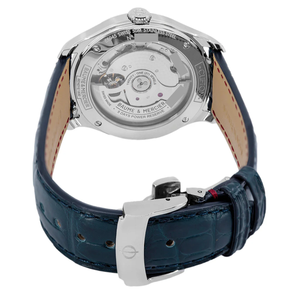 Baume & Mercier Men's M0A10771 Clifton 39mm Automatic - Image 5