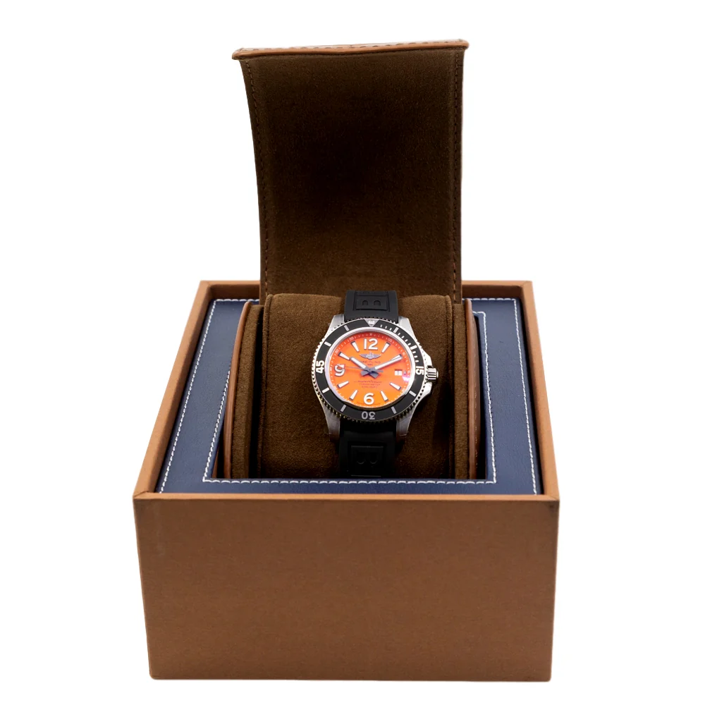 Breitling A17366D7101S2 Superocean Orange Dial Watch - Image 5