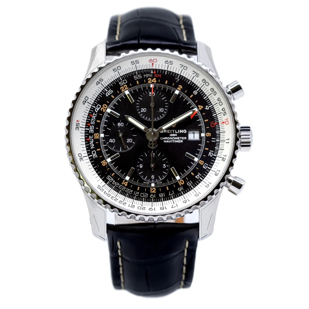 Breitling A24322121B2P1 Navitimer Black Dial Watch - Image 2