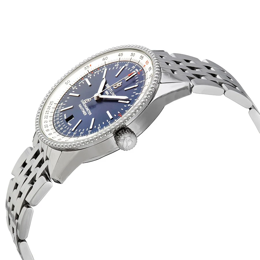 Breitling Men's A17326211C1A1 Navitimer Blue Dial Watch - Image 2