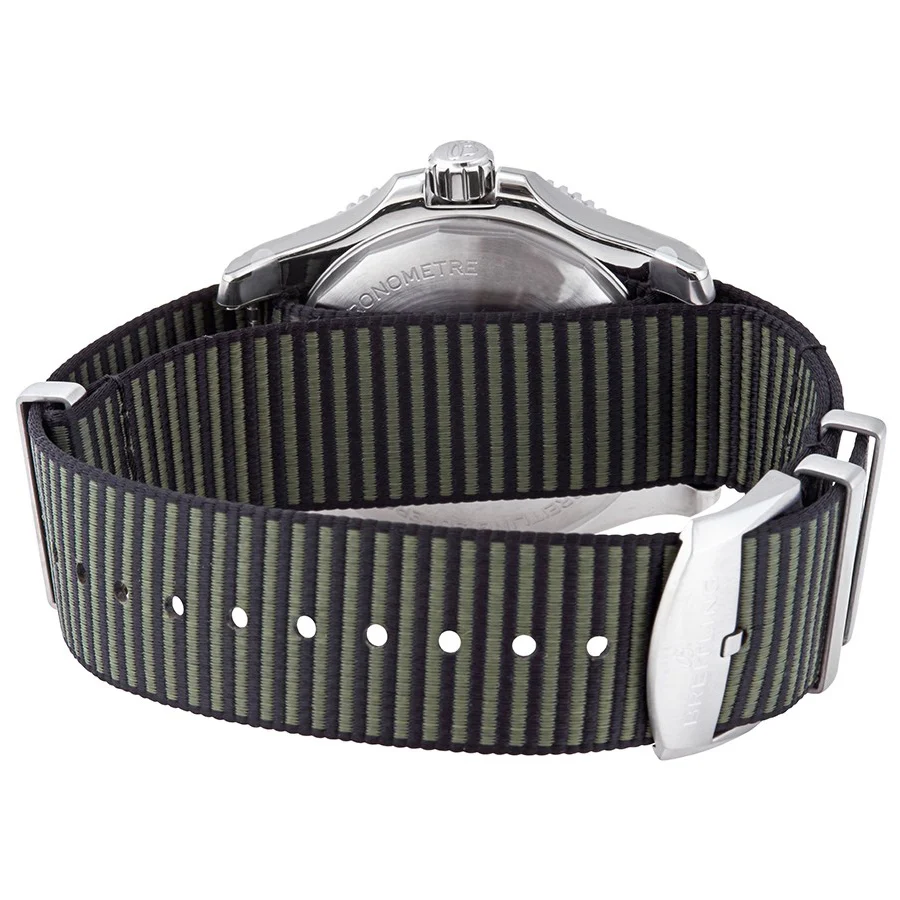 Breitling Men's A17367A11L1W1 Superocean II Green Dial Watch - Image 3