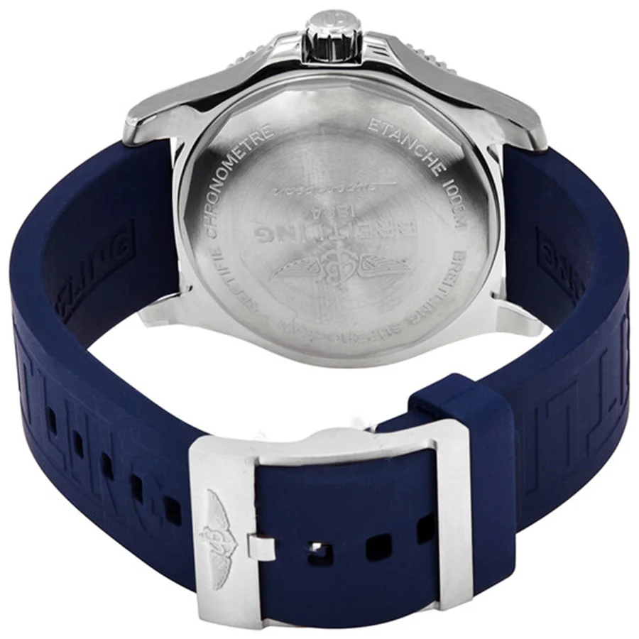 Breitling Men's A17367D81C1S1 Superocean Blue Dial Watch - Image 3