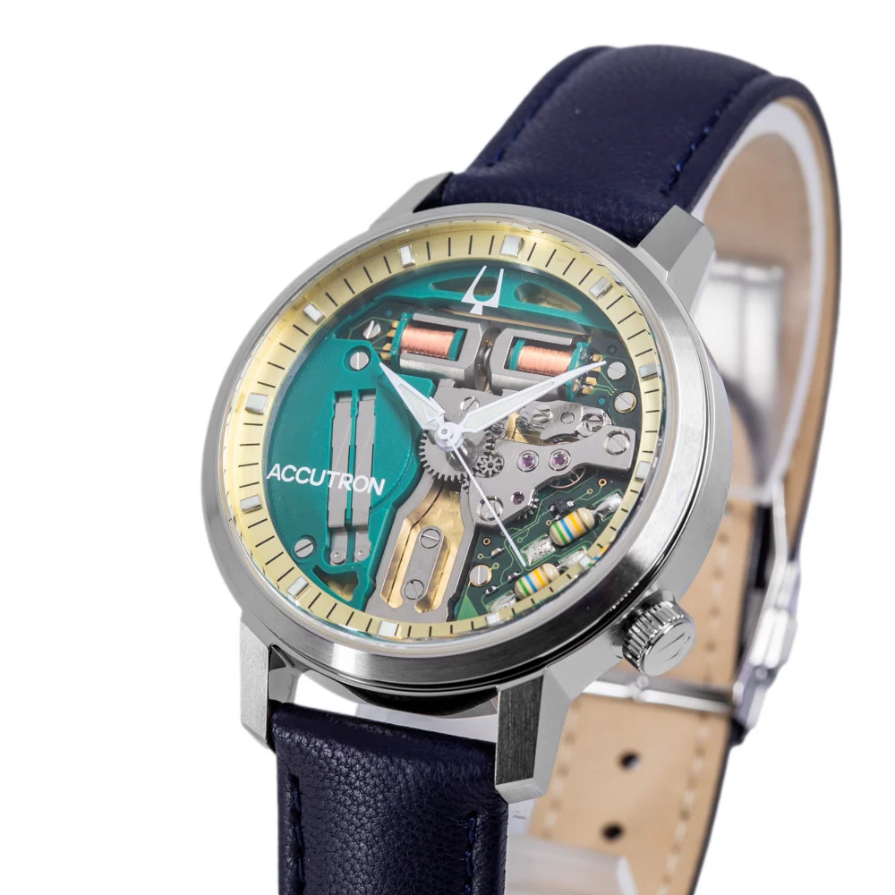Bulova 26A213 Accutron Electronic tuning fork Spaceview 314 Men's Watch - Image 4