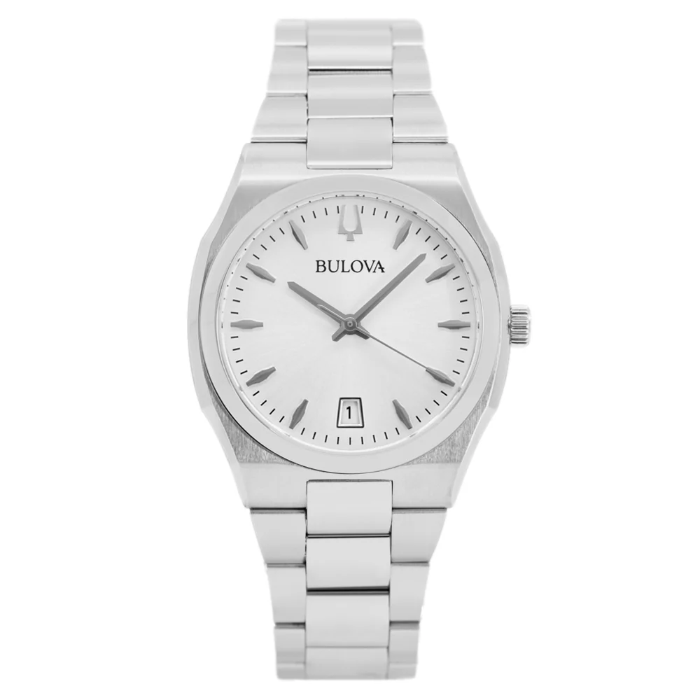 Bulova Ladies 96M156 Surveyor Silver Dial Watch - Image 3
