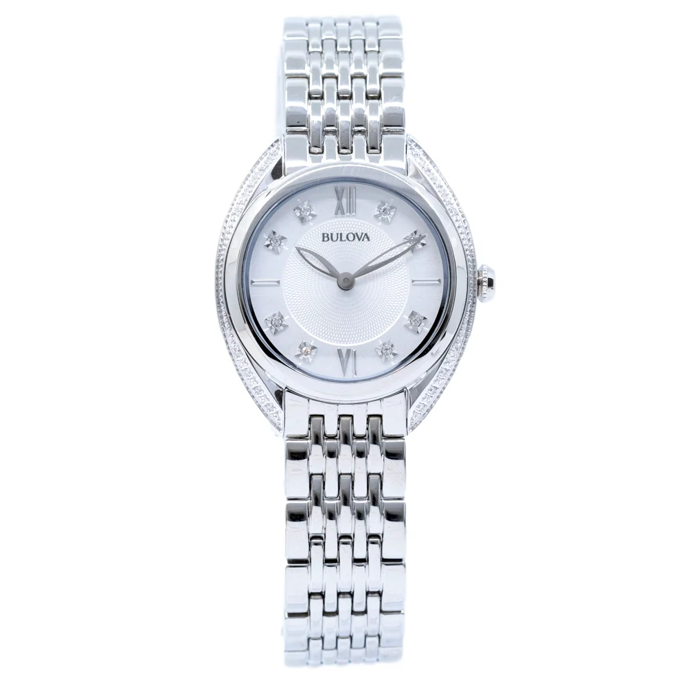 Bulova Ladies 96R212 Classic Silver Dial Watch - Image 2