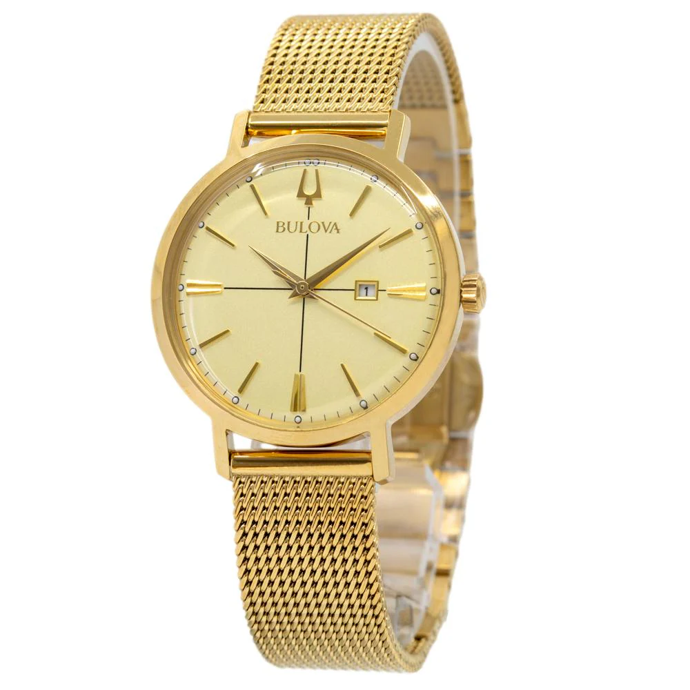 Bulova Ladies 97M115 Aerojet Golden Watch