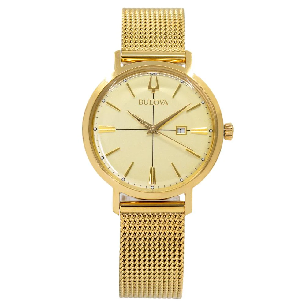 Bulova Ladies 97M115 Aerojet Golden Watch - Image 2