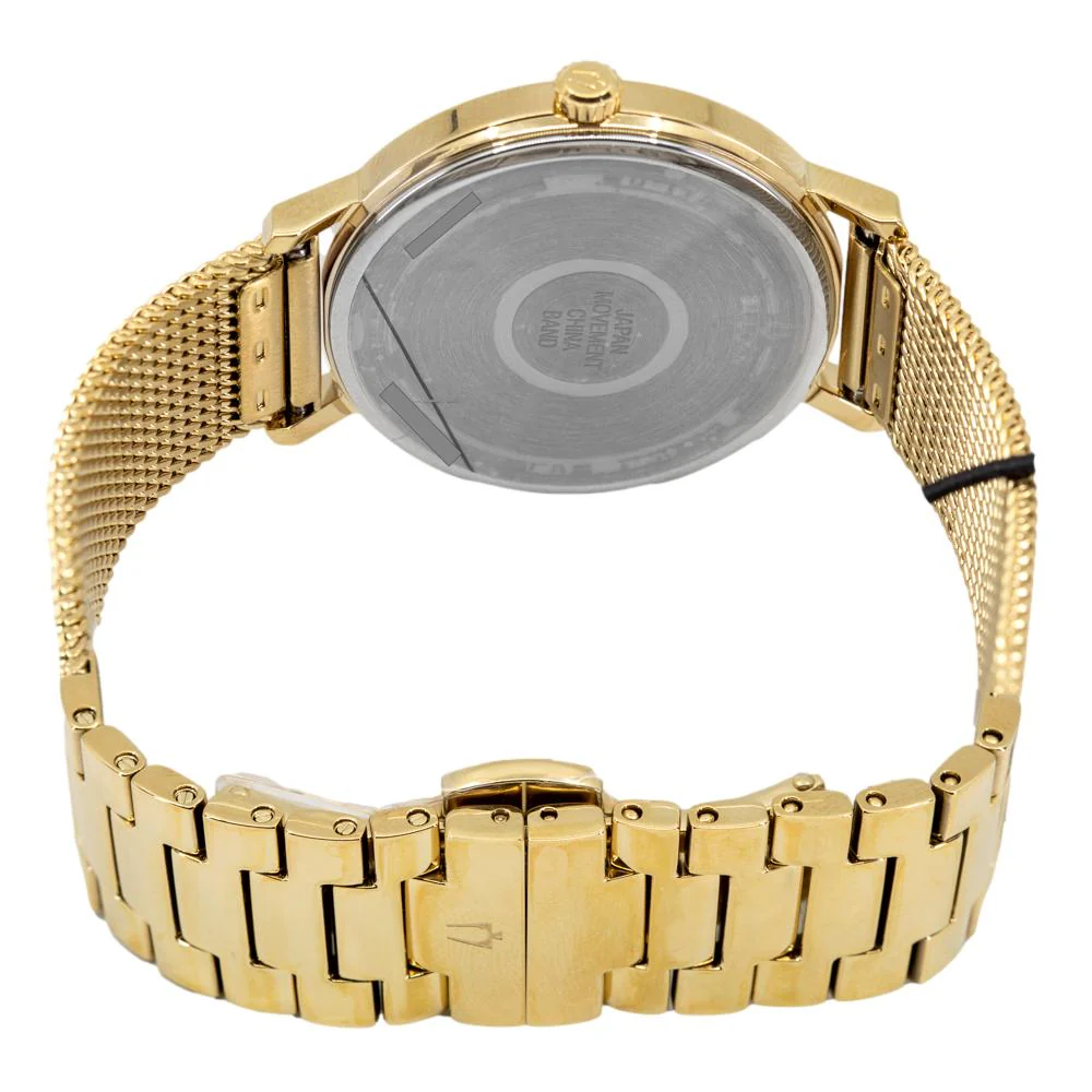 Bulova Ladies 97M115 Aerojet Golden Watch - Image 4