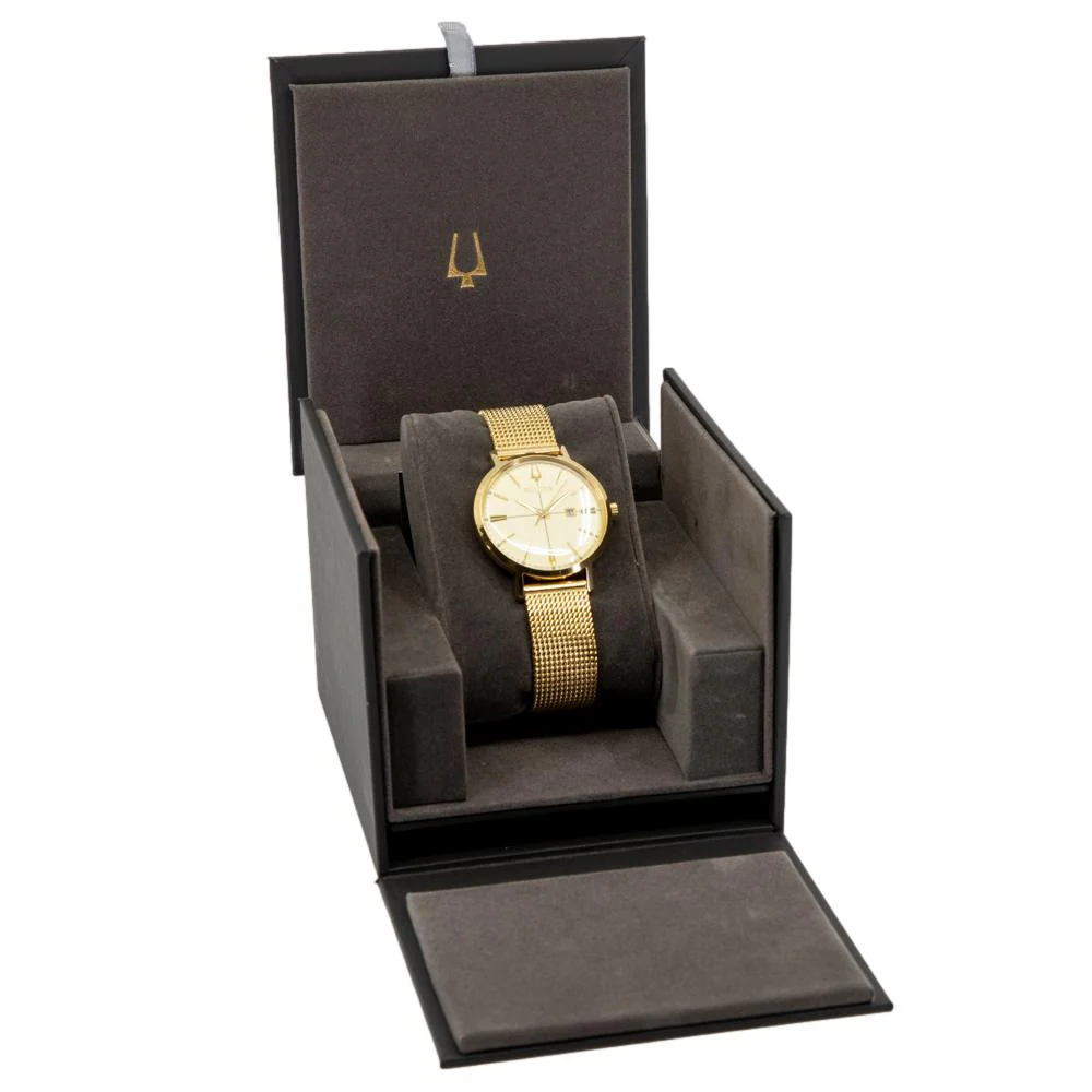 Bulova Ladies 97M115 Aerojet Golden Watch - Image 8