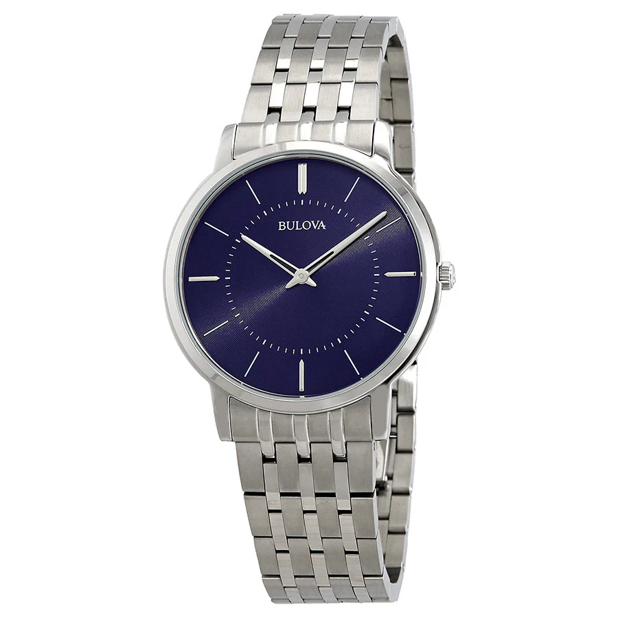 Bulova Men's 96A188 Classic Blue Dial Watch