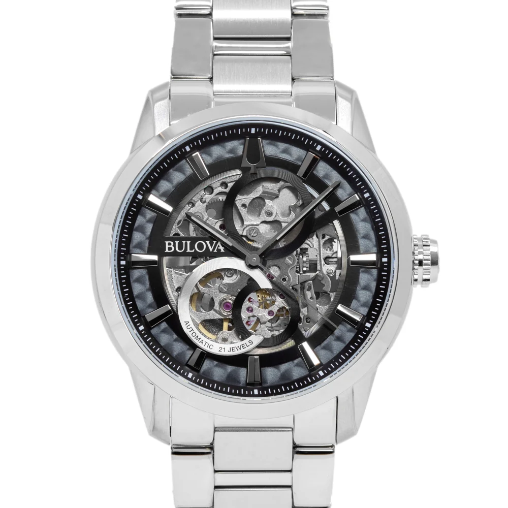 Bulova Men's 96A208 Sutton Skeleton Mechanical - Image 2