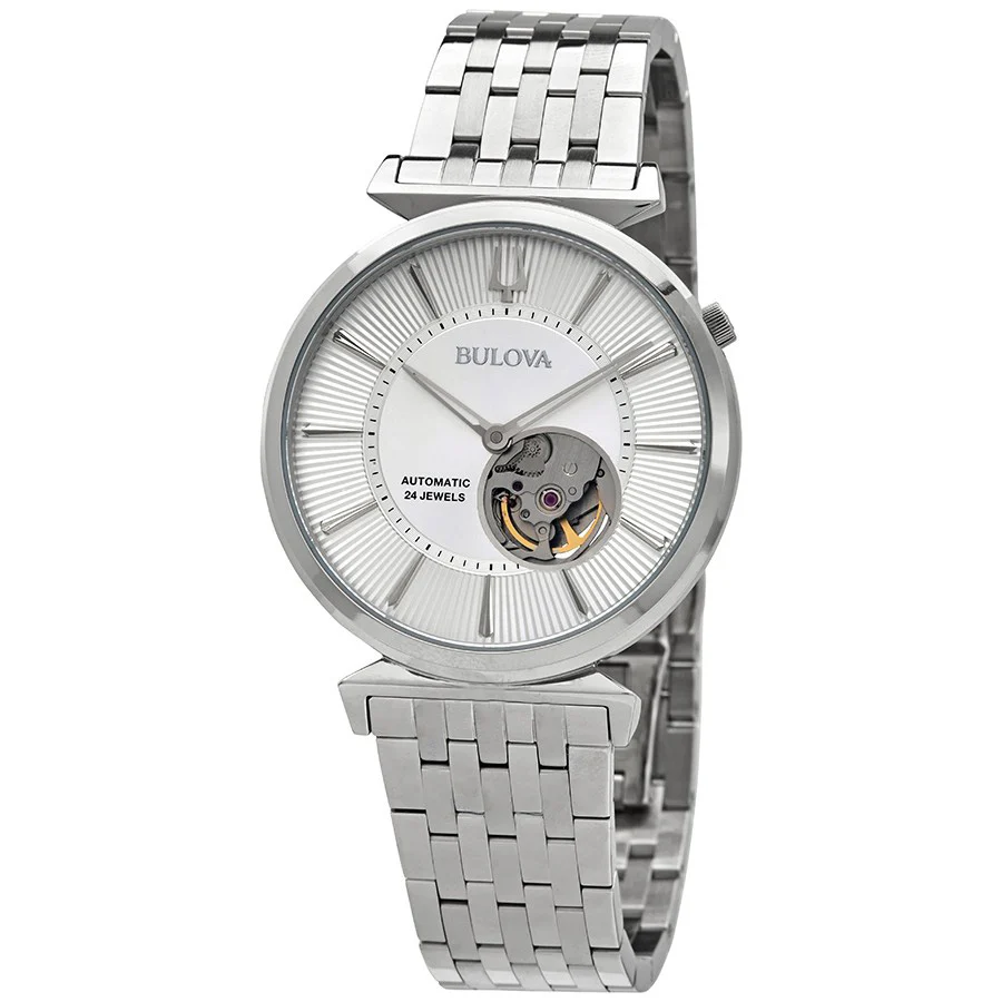 Bulova Men's 96A235 Classic Silver Dial Watch