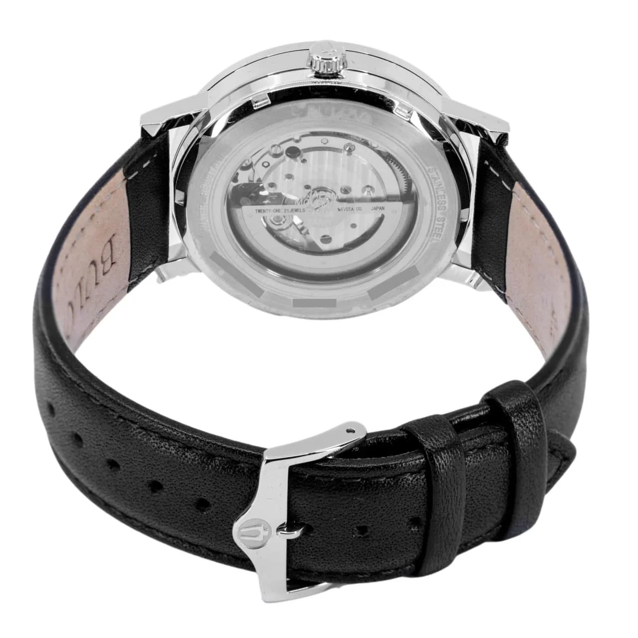 Bulova Men's 96A237 Clipper Open Balance Silver Dial Watch - Image 4