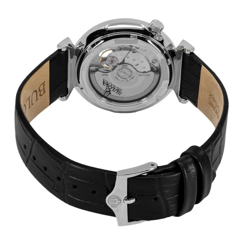 Bulova Men's 96A240 Classic Silver Dial Auto - Image 5