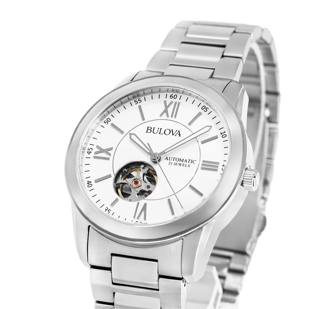 Bulova Men's 96A280 Classic 42mm Open Heart Automatic - Image 10
