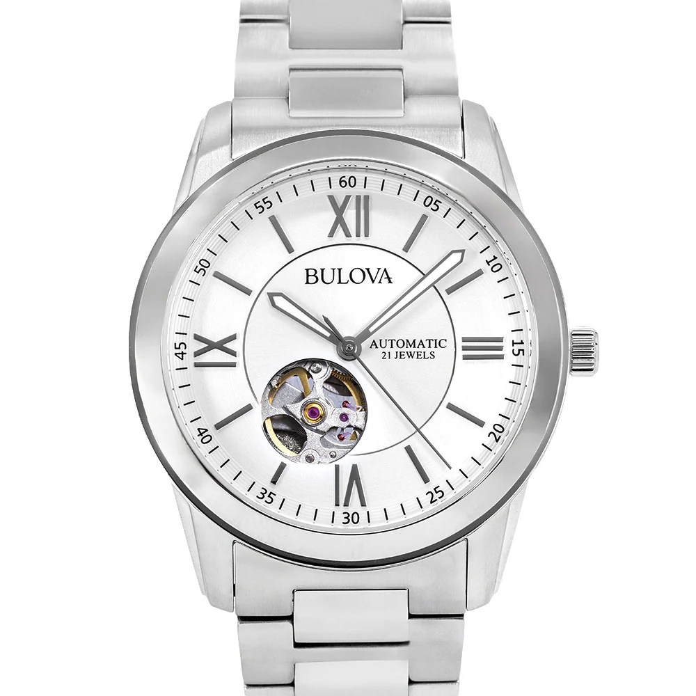 Bulova Men's 96A280 Classic 42mm Open Heart Automatic - Image 2