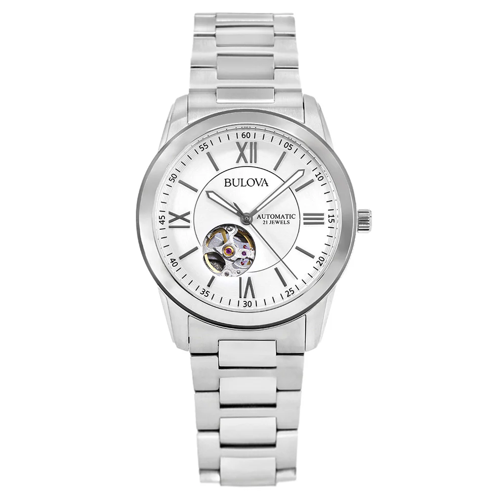 Bulova Men's 96A280 Classic 42mm Open Heart Automatic - Image 3