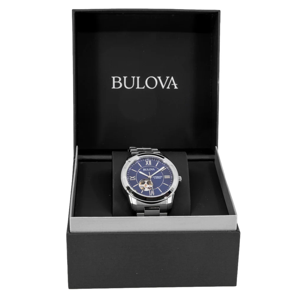 Bulova Men's 96A281 Classic Open Heart 42mm Automatic - Image 8