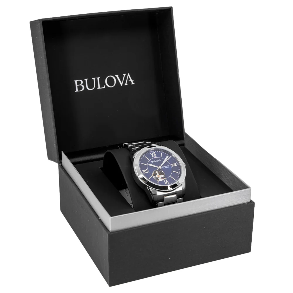 Bulova Men's 96A281 Classic Open Heart 42mm Automatic - Image 9