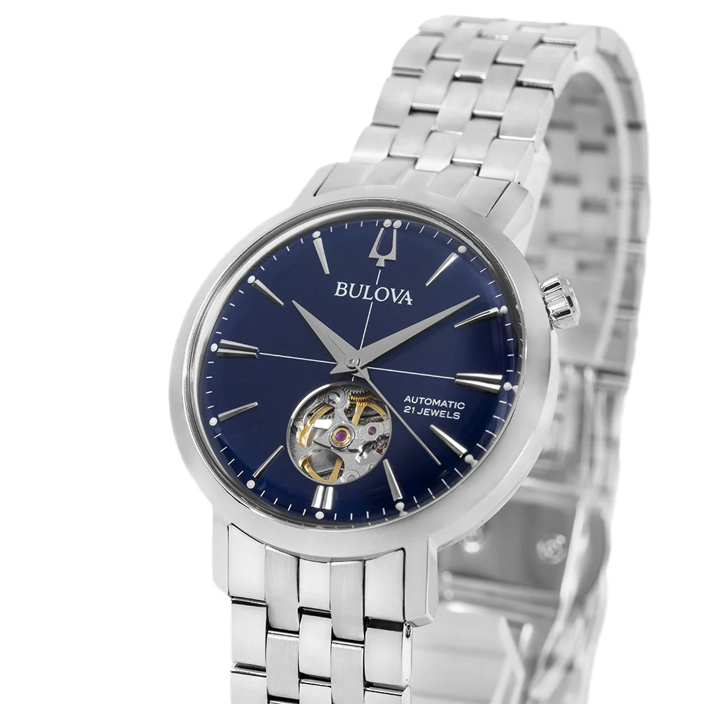 Bulova Men's 96A320 Aerojet 38mm Blue Dial Automatic - Image 10