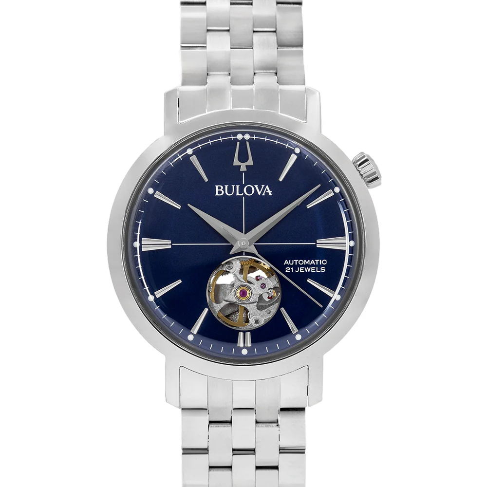 Bulova Men's 96A320 Aerojet 38mm Blue Dial Automatic - Image 2