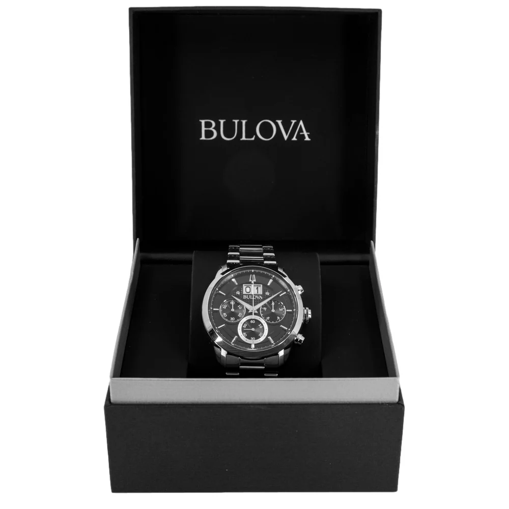 Bulova Men's 96B319 Sutton Big Date Quartz Chronograph - Image 8