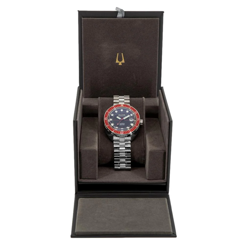 Bulova Men's 96B343 Oceanographer Black Dial Auto - Image 7