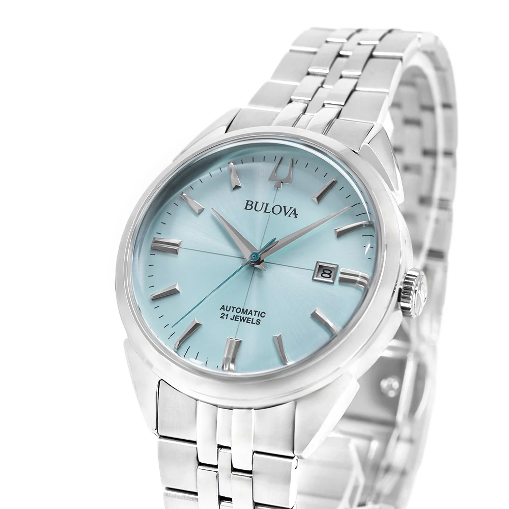Bulova Men's 96B423 Sutton 41mm Ice Blue Dial Automatic - Image 10