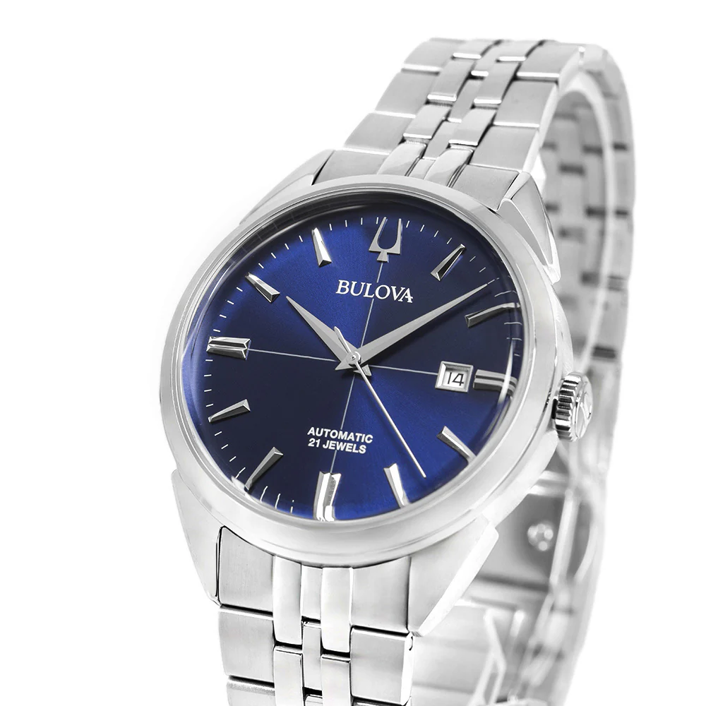 Bulova Men's 96B425 Sutton 41mm Blue Dial Automatic - Image 10