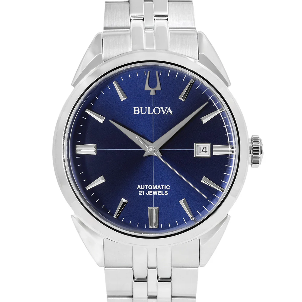 Bulova Men's 96B425 Sutton 41mm Blue Dial Automatic - Image 2