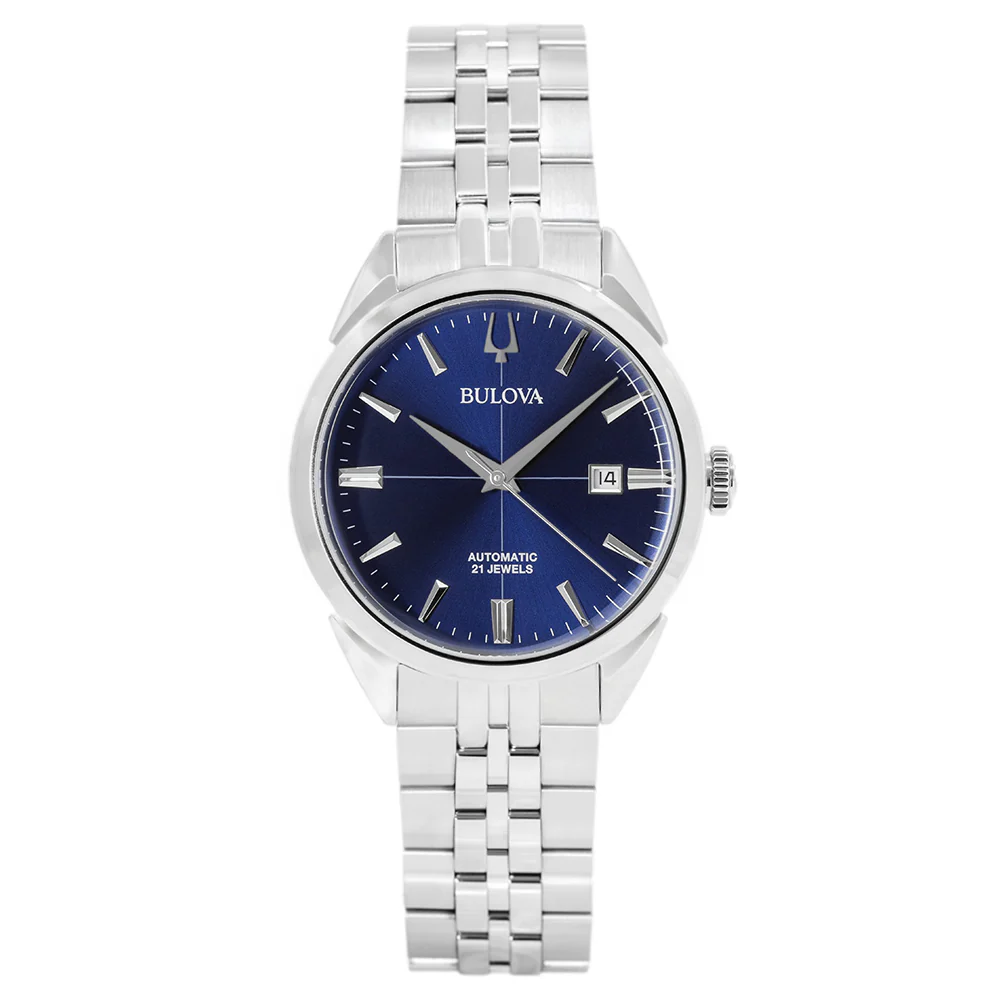 Bulova Men's 96B425 Sutton 41mm Blue Dial Automatic - Image 3
