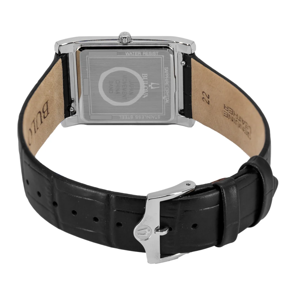 Bulova Men's 96B445 Classic Rectangle Quartz - Image 5
