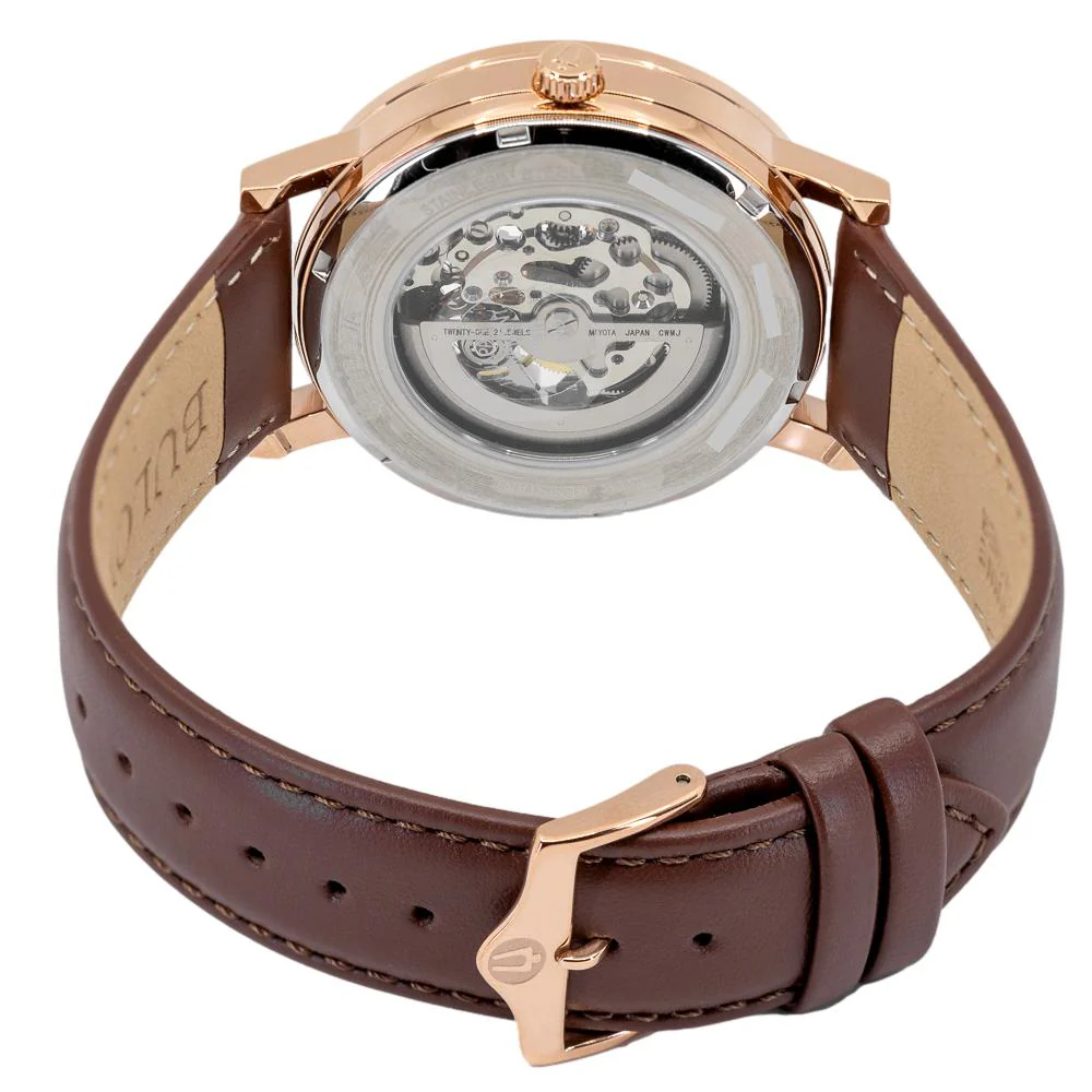 Bulova Men's 97A172 Clipper Skelethon Watch - Image 4