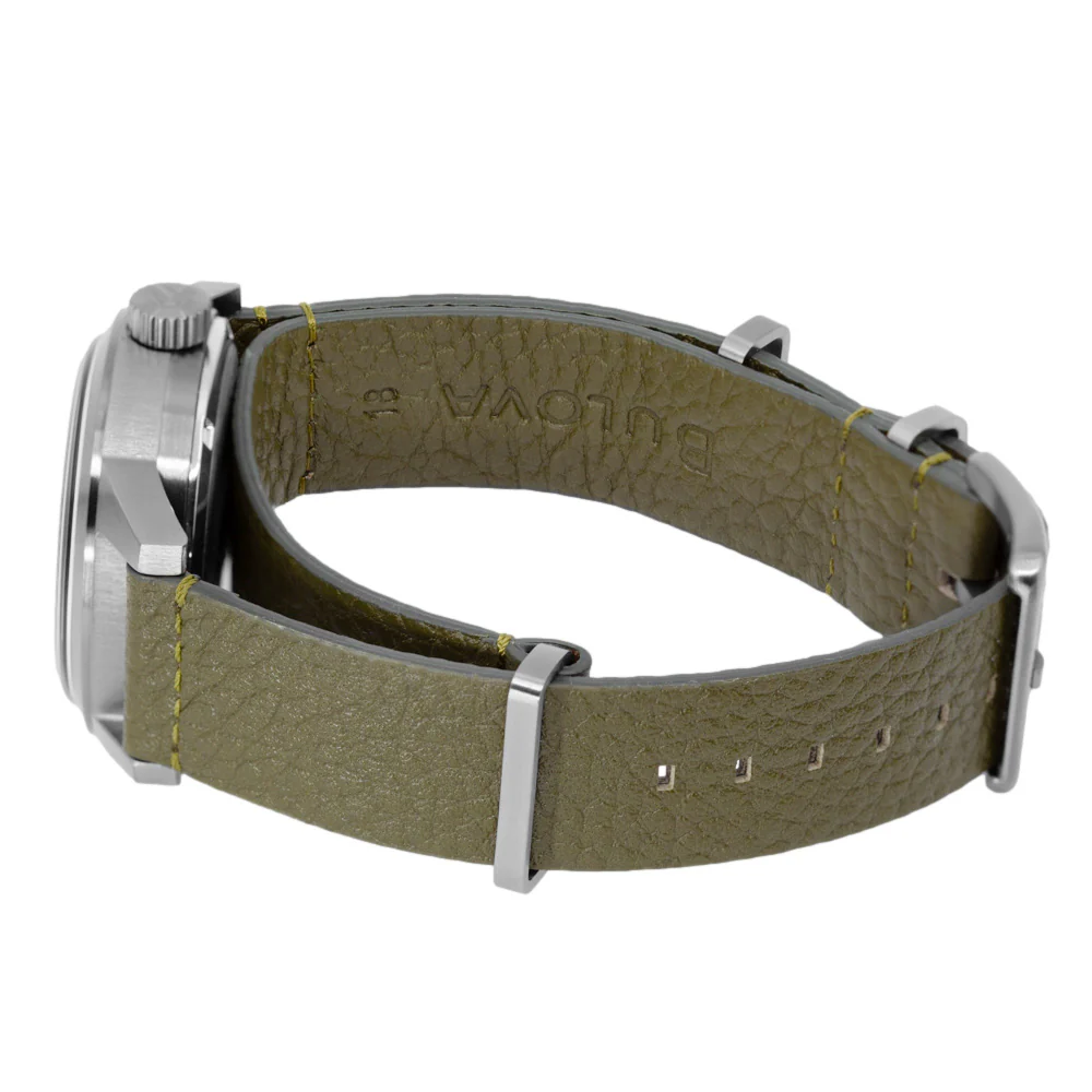 Bulova Men's 98A255 Hack Black Dial Auto - Image 4