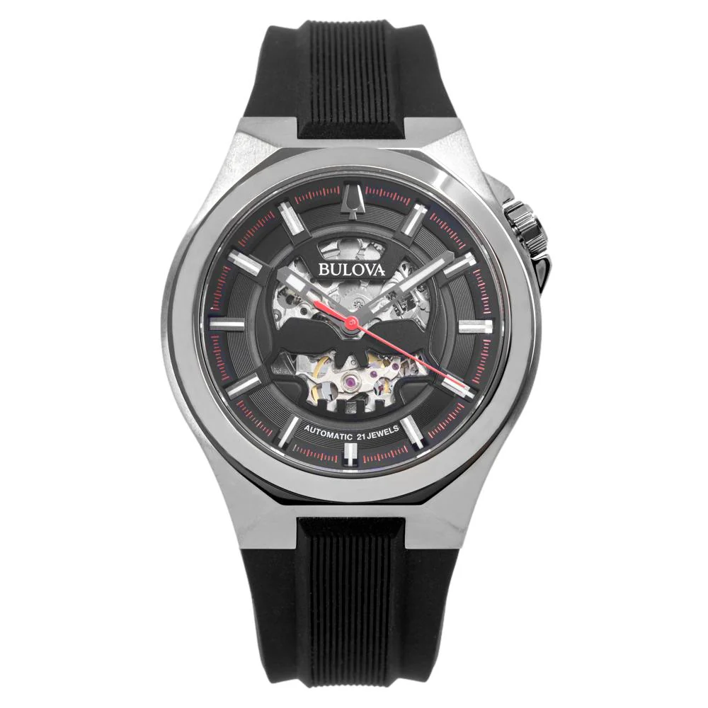 Bulova Men's 98A260 Black-Skeleton Dial Automatic - Image 2