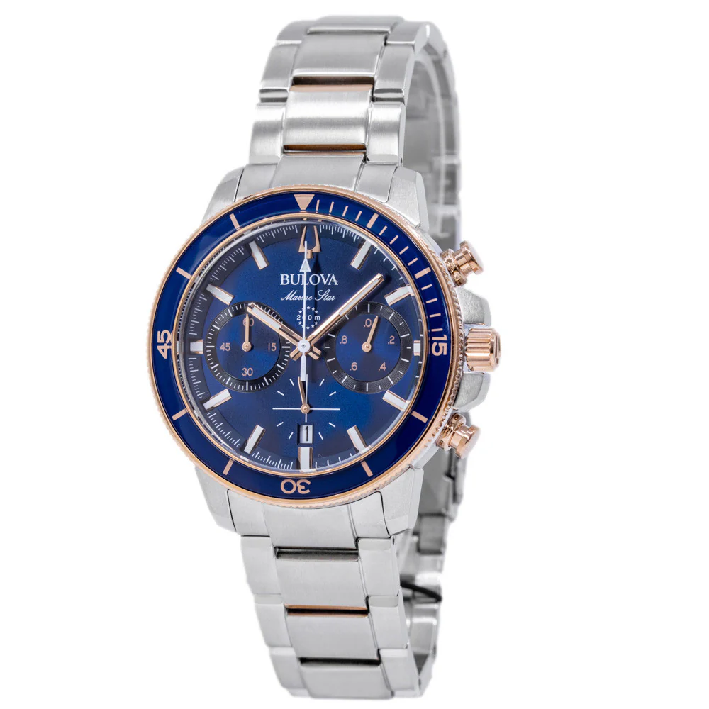 Bulova Men's 98B301 Marine Star 45mm Quartz Chronograph