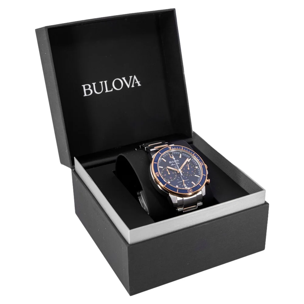 Bulova Men's 98B301 Marine Star 45mm Quartz Chronograph - Image 9