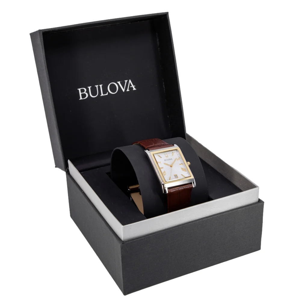 Bulova Men's 98B430 Classic Rectangle Quartz - Image 9