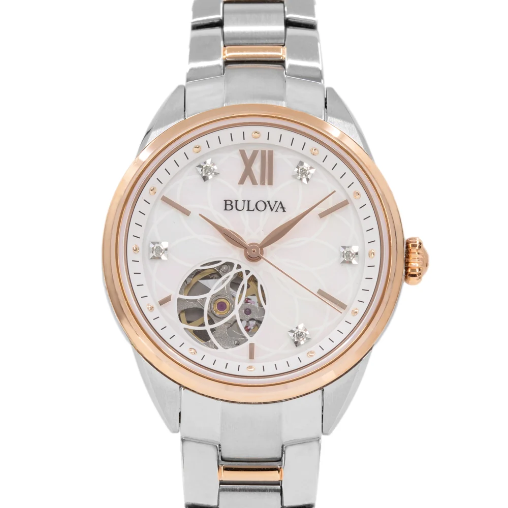 Bulova Men's 98P170 MOP Dial Diamonds Watch - Image 2