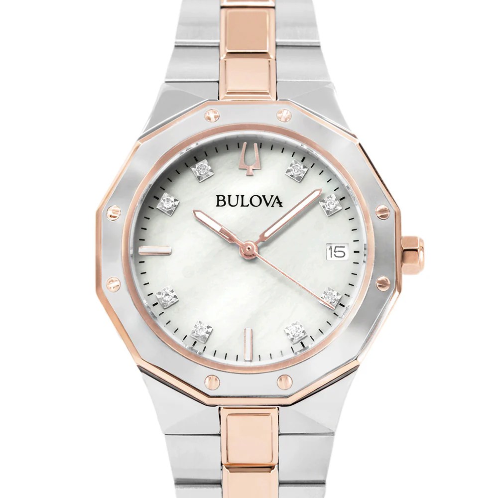 Bulova Women's 98P235 Octagon Lady Diamonds 32mm Quartz - Image 2