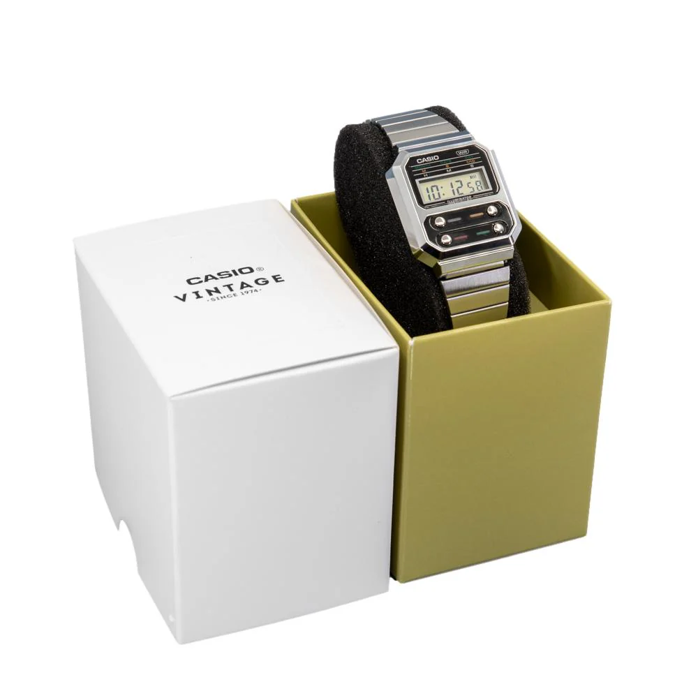 Casio Men's A100WE-1AEF Vintage Watch - Image 8