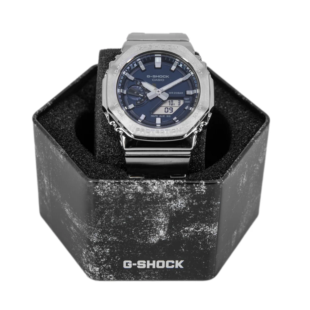 Casio Men's GM-2110D-2BER G-Shock Blue Dial Quartz - Image 8