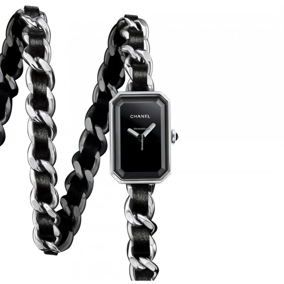 Chanel H3749 Premier Rock Black Dial Steel Ladies Watch - Image 2